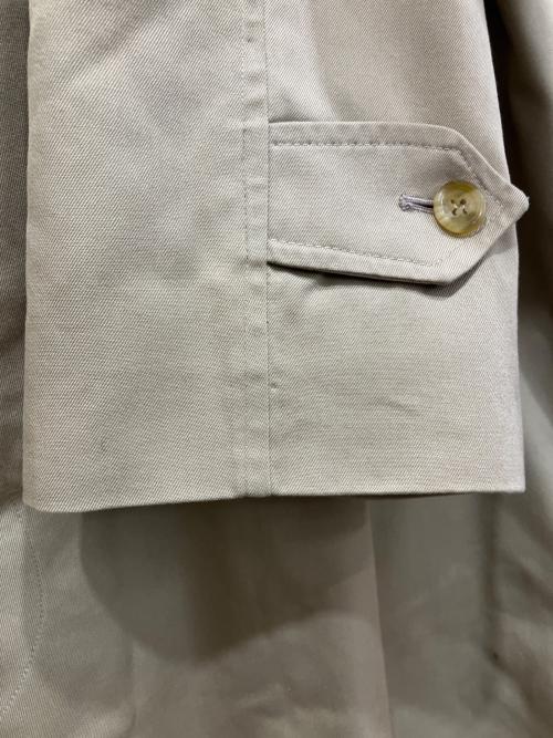 Burberry's（バーバリーズ）Burberry's (バーバリーズ) 裏ノバチェック比翼ステンカラーコート ベージュ サイズ:不明の古着・服飾アイテム