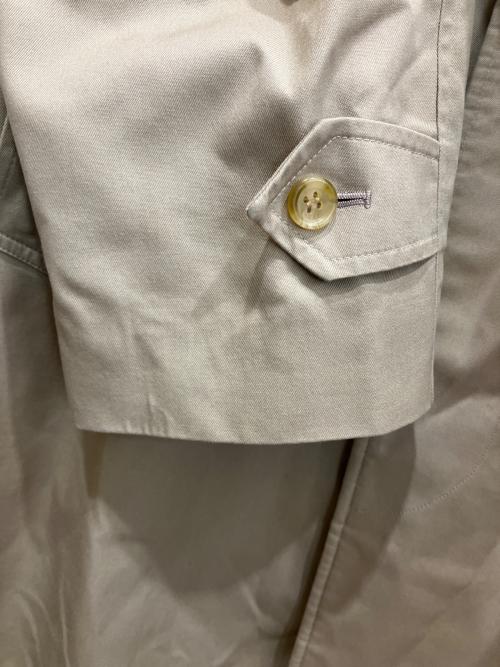 Burberry's（バーバリーズ）Burberry's (バーバリーズ) 裏ノバチェック比翼ステンカラーコート ベージュ サイズ:不明の古着・服飾アイテム