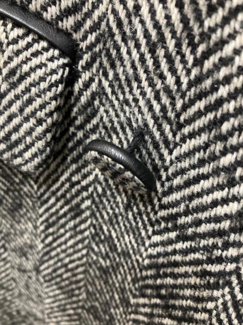 uncrave（アンクレイヴ）uncrave (アンクレイヴ) ロング チェスターコート ヘリンボーン ホワイト×ブラック サイズ:size1の古着・服飾アイテム