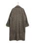 uncrave (アンクレイヴ) ロング チェスターコート ヘリンボーン ホワイト×ブラック サイズ:size1：12000円