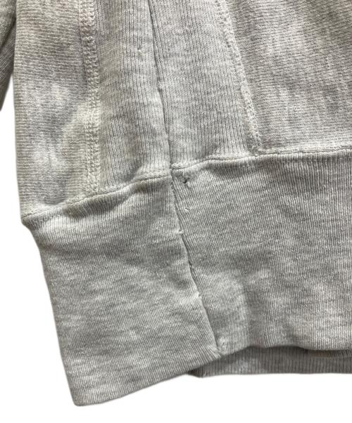 Champion REVERSE WEAVE（チャンピオン リバース ウィーブ）Champion REVERSE WEAVE (チャンピオン リバース ウィーブ) 90S  3段プリント スウェット グレー×レッド サイズ:Lの古着・服飾アイテム
