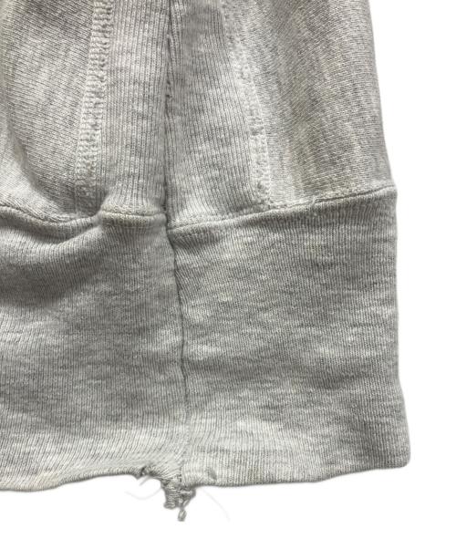 Champion REVERSE WEAVE（チャンピオン リバース ウィーブ）Champion REVERSE WEAVE (チャンピオン リバース ウィーブ) 90S  3段プリント スウェット グレー×レッド サイズ:Lの古着・服飾アイテム