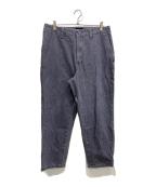 DESCENDANTディセンダント）の古着「DENIM TROUSERS パンツ」｜ネイビー