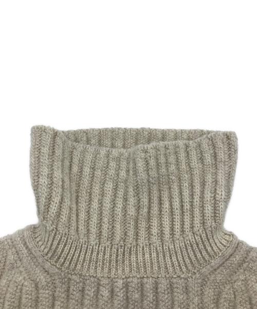 VISVIM（ビズビム）VISVIM (ビズビム) AMPLUS TURTLENECK KNIT タートルネックニット ベージュ サイズ:4の古着・服飾アイテム