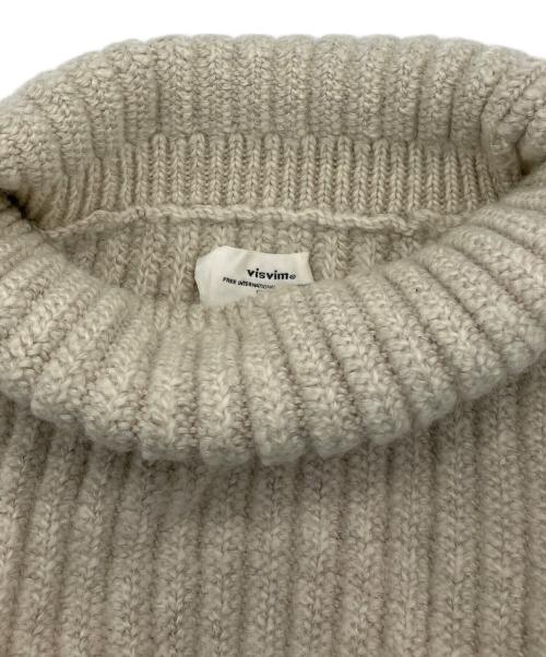 VISVIM（ビズビム）VISVIM (ビズビム) AMPLUS TURTLENECK KNIT タートルネックニット ベージュ サイズ:4の古着・服飾アイテム