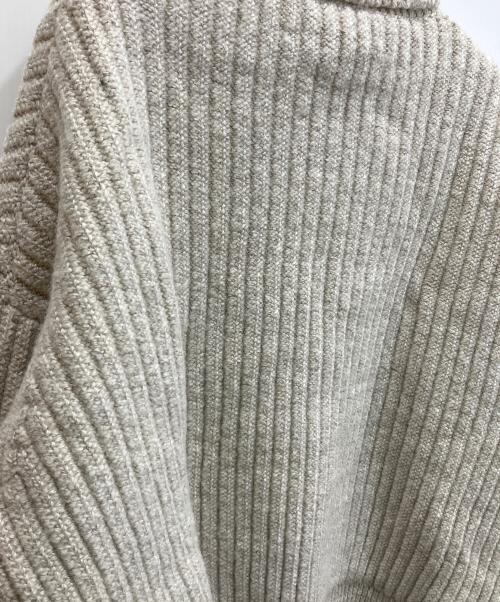 VISVIM（ビズビム）VISVIM (ビズビム) AMPLUS TURTLENECK KNIT タートルネックニット ベージュ サイズ:4の古着・服飾アイテム