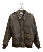 VISVIMビズビム）の古着「ELMENDORF JKT ラムレザージャケット」｜ブラウン