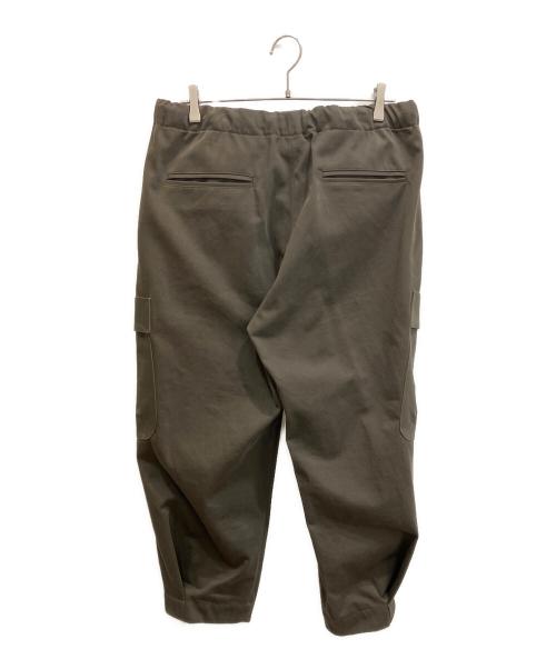 LOOPE（ルーペ）loope (ルーペ) PLEATED EASY CARGO/カーゴパンツ グリーン サイズ:15の古着・服飾アイテム