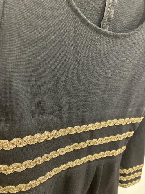 FENDI（フェンディ）FENDI (フェンディ) ニットワンピース ブラック サイズ:40の古着・服飾アイテム