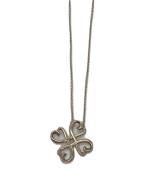 TIFFANY & Co.ティファニー）の古着「パロマ・ピカソ ラビングハートクローバーネックレス」｜シルバー