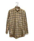 Burberry'sバーバリーズ）の古着「90S ノバチェックシャツ」｜ベージュ