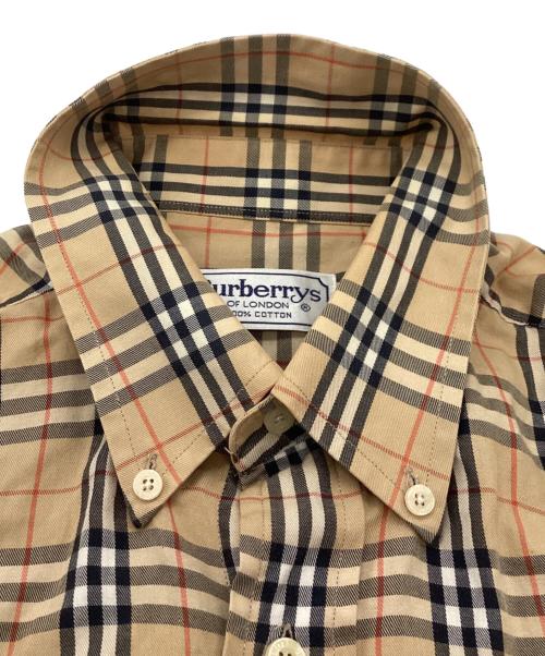 Burberry's（バーバリーズ）Burberry's (バーバリーズ) 90S ノバチェックシャツ ベージュ サイズ:Lの古着・服飾アイテム