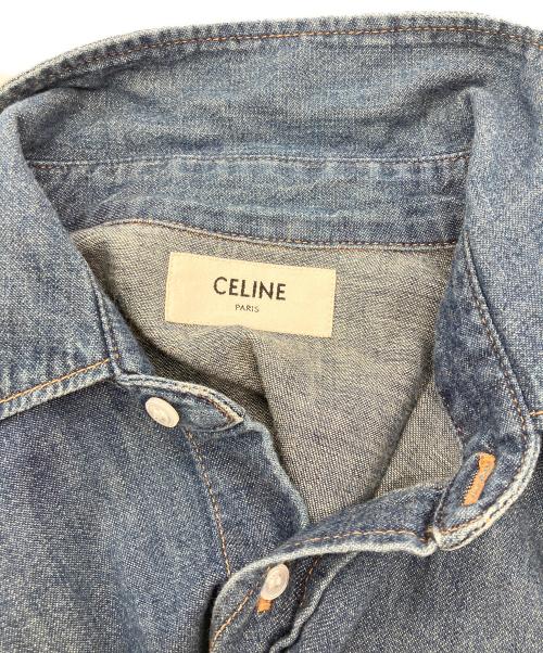 CELINE（セリーヌ）CELINE (セリーヌ) 20SS デニムシャツ エディ期 ブルー サイズ:Sの古着・服飾アイテム