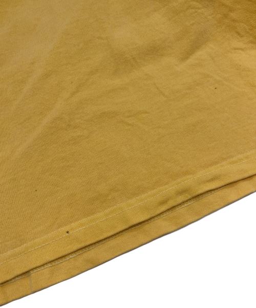 stussy（ステューシー）stussy (ステューシー) Camellias Dyed T-shirt イエロー サイズ:Sの古着・服飾アイテム