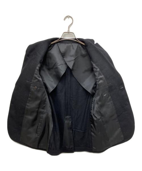EDIFICE（エディフィス）EDIFICE (エディフィス) シルクネップ ツイル 2ボタン ジャケット ブラック サイズ:Sの古着・服飾アイテム