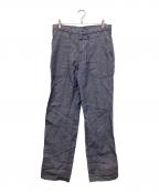 YMCLKYワイエムシーエルケーワイ）の古着「リネンベイカーパンツ」｜インディゴ