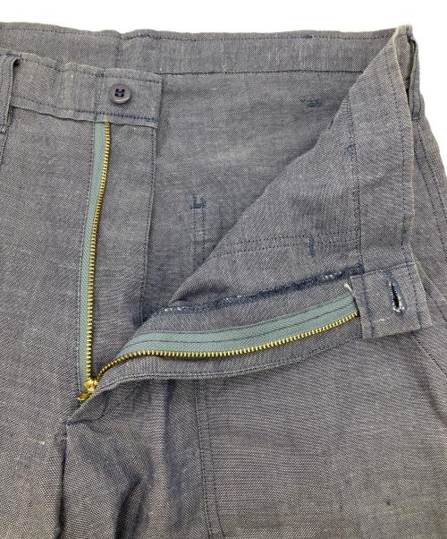 YMCLKY（ワイエムシーエルケーワイ）YMCLKY (ワイエムシーエルケーワイ) リネンベイカーパンツ インディゴ サイズ:33の古着・服飾アイテム