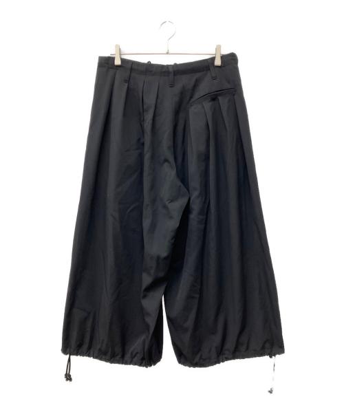 Yohji Yamamoto pour homme（ヨウジヤマモト プールオム）Yohji Yamamoto pour homme (ヨウジヤマモト プールオム) ウールギャバジンバルーンパンツ ブラック サイズ:SIZE 2の古着・服飾アイテム