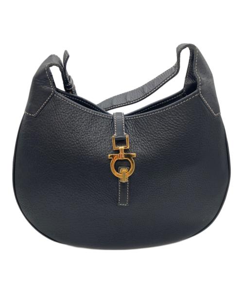 Salvatore Ferragamo（サルヴァトーレ フェラガモ）Salvatore Ferragamo (サルヴァトーレ フェラガモ) ワンショルダーバッグガンチーニ ブラックの古着・服飾アイテム