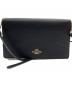 COACH（コーチ）の古着「アンナ フォルドオーバー クロスボディ クラッチ」｜ブラック