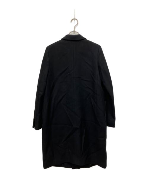 THE RERACS（ザ リラクス）THE RERACS (ザ リラクス) メルトンチェスターコート ブラック サイズ:38の古着・服飾アイテム