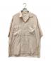 YOKE（ヨーク）の古着「WIDE FIT OPEN COLLAR SHIRT」｜ピンク