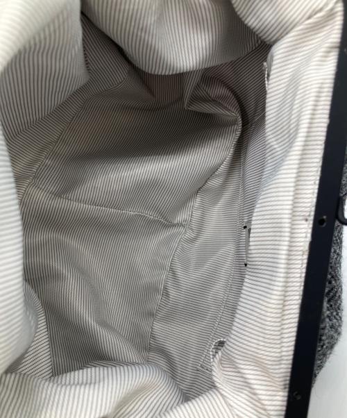 WEEKEND Max Mara（ウィークエンド マックスマーラ）WEEKEND Max Mara (ウィークエンド マックスマーラ) ヘリンボーンがま口バッグ グレー サイズ:下記参照の古着・服飾アイテム
