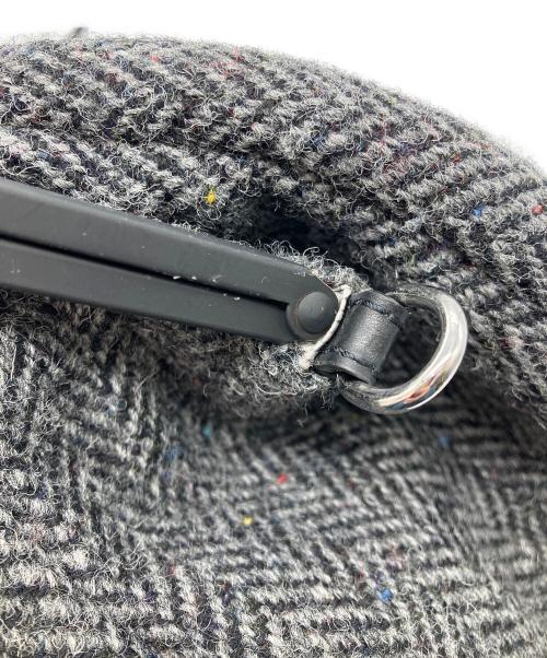 WEEKEND Max Mara（ウィークエンド マックスマーラ）WEEKEND Max Mara (ウィークエンド マックスマーラ) ヘリンボーンがま口バッグ グレー サイズ:下記参照の古着・服飾アイテム