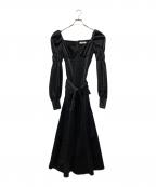 melt the ladyメルトザレディ）の古着「both feet slit dress」｜ブラック