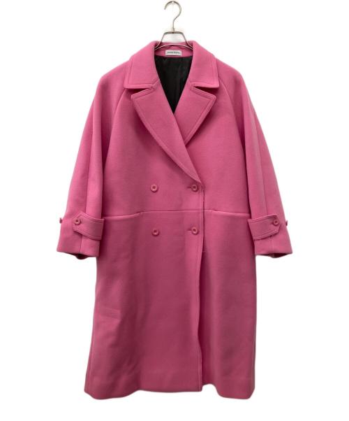 MAISON SPECIAL（メゾンスペシャル）MAISON SPECIAL (メゾンスペシャル) Super140 Melton Over Coat ピンク サイズ:36の古着・服飾アイテム