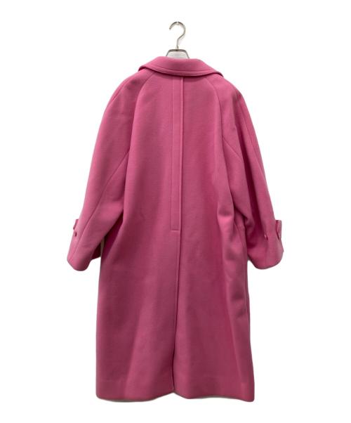 MAISON SPECIAL（メゾンスペシャル）MAISON SPECIAL (メゾンスペシャル) Super140 Melton Over Coat ピンク サイズ:36の古着・服飾アイテム
