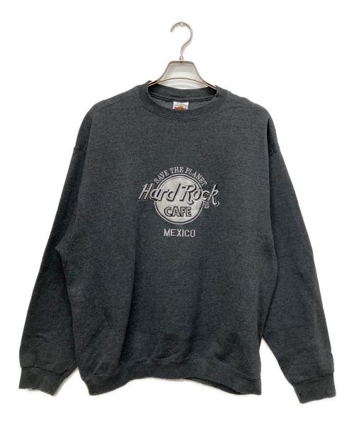 Hard Rock cafe（ハードロックカフェ）Hard Rock cafe (ハードロックカフェ) スウェット ブラック サイズ:XLの古着・服飾アイテム