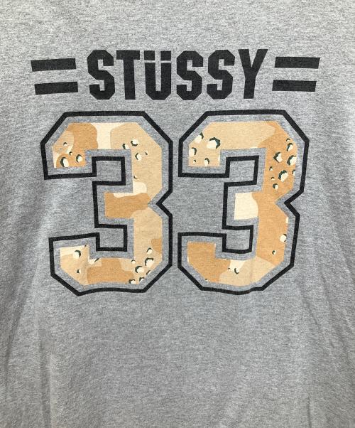 stussy（ステューシー）stussy (ステューシー) ナンバリングTシャツ グレー サイズ:Mの古着・服飾アイテム