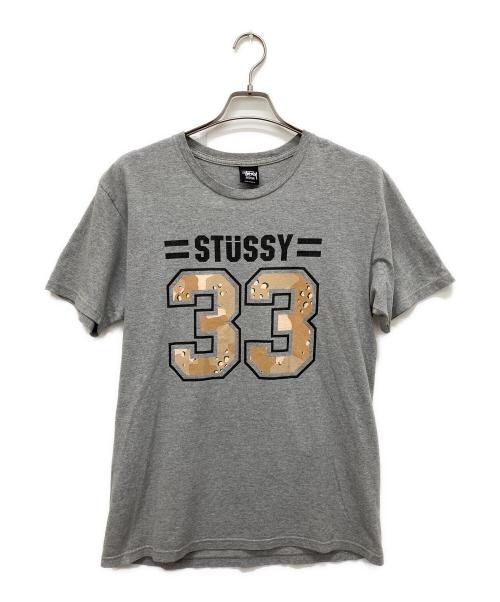 stussy（ステューシー）stussy (ステューシー) ナンバリングTシャツ グレー サイズ:Mの古着・服飾アイテム