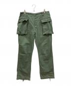 WINFIELDウィンフィールド）の古着「ミリタリーパンツ」｜オリーブ