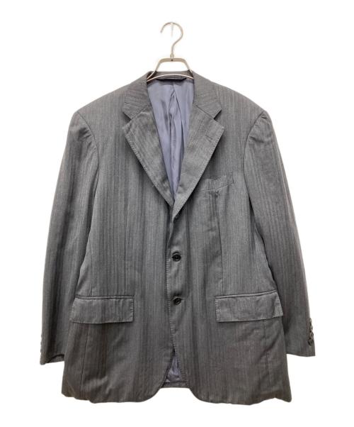 RALPH LAUREN（ラルフローレン）RALPH LAUREN (ラルフローレン) 日本製ウール2Bテーラードジャケット グレー サイズ:AB5の古着・服飾アイテム