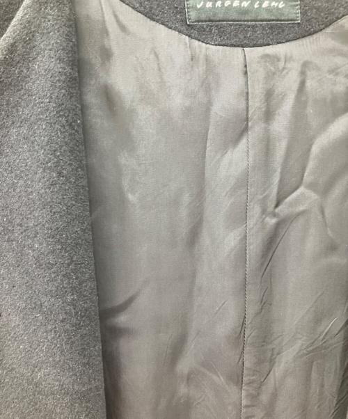 JURGEN LEHL（ヨーガンレール）JURGEN LEHL (ヨーガンレール) ノーカラーコート ブラック サイズ:Mの古着・服飾アイテム