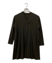 JURGEN LEHL（ヨーガンレール）の古着「ウールシルクワンピース」｜ブラウン