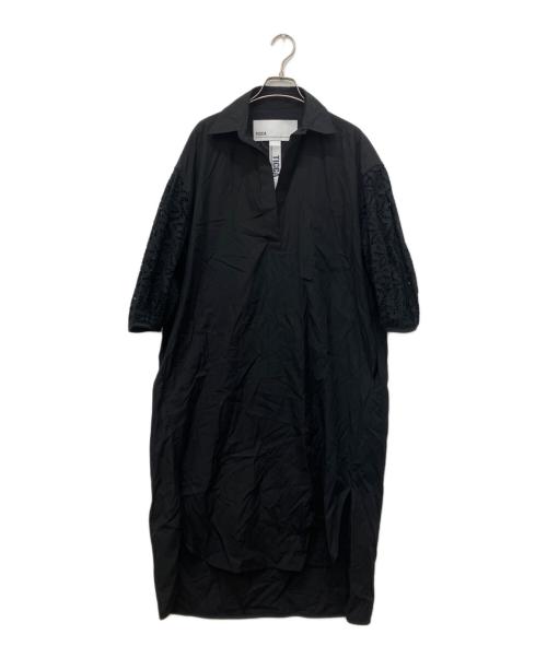 ticca（ティッカ）ticca (ティッカ) レースパフスリーブワンピース ブラック サイズ:Freeの古着・服飾アイテム