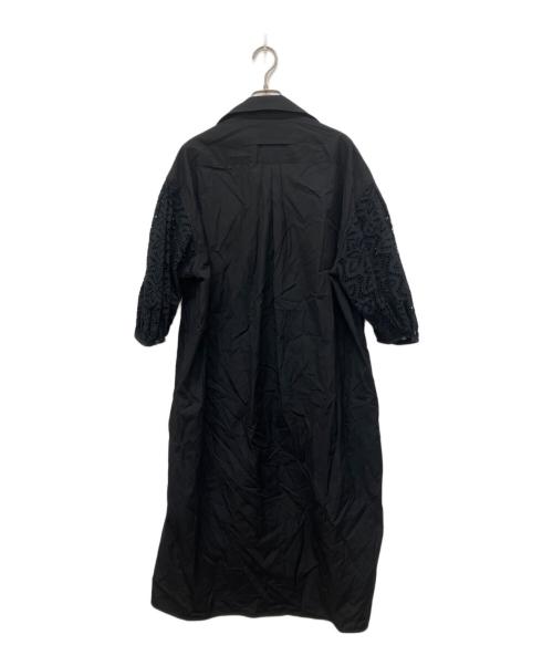 ticca（ティッカ）ticca (ティッカ) レースパフスリーブワンピース ブラック サイズ:Freeの古着・服飾アイテム