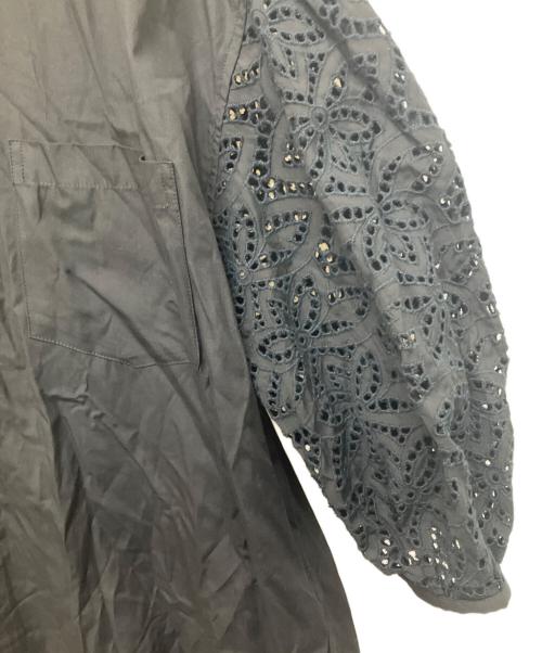 ticca（ティッカ）ticca (ティッカ) レースパフスリーブワンピース ブラック サイズ:Freeの古着・服飾アイテム