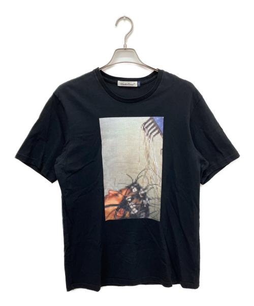 UNDERCOVER（アンダーカバー）UNDERCOVER (アンダーカバー) モザイクアートTシャツ ブラック サイズ:4の古着・服飾アイテム