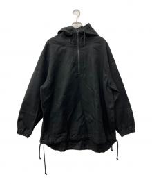 s'yte（サイト）の古着「French Worker Surge Military Pullover Zip Hood Jacket」｜ブラック