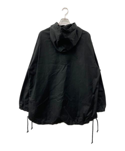 s'yte（サイト）s'yte (サイト) French Worker Surge Military Pullover Zip Hood Jacket ブラック サイズ:Lの古着・服飾アイテム