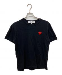 PLAY COMME des GARCONS（プレイコムデギャルソン）の古着「PLAYワッペンTシャツ」｜ブラック