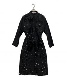 AKIRA NAKA（アキラナカ）の古着「総柄ワンピース」｜ブラック