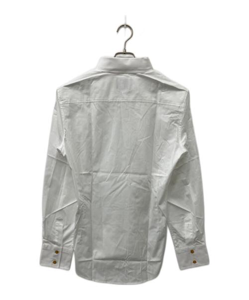 Vivienne Westwood man（ヴィヴィアン ウェストウッド マン）Vivienne Westwood man (ヴィヴィアン ウェストウッド マン) アシンメトリー変形襟シャツ ホワイト サイズ:48の古着・服飾アイテム
