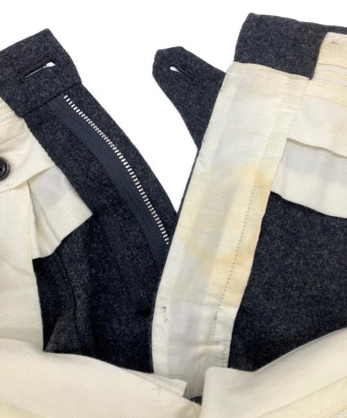 COMME des GARCONS HOMME PLUS（コムデギャルソンオムプリュス）COMME des GARCONS HOMME PLUS (コムデギャルソンオムプリュス) 13AWウールサルエルウェパンツ グレー サイズ:xsの古着・服飾アイテム