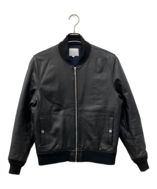 VICTIM（ヴィクティム）VICTIM (ヴィクティム) ラムレザージャケット ブラック サイズ:Lの古着・服飾アイテム