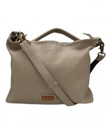 DAKOTA（ダコタ）の古着「レザー2wayバッグ」｜ベージュ